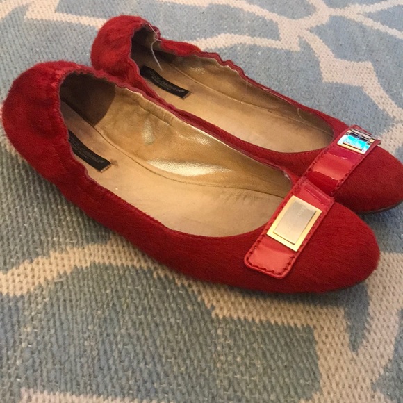 Dolce & Gabbana Shoes - DOLCE&GABBANA❤️red pony hair flats